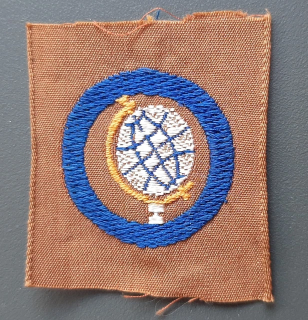 Insigne Tissu Scout Original 1930-1950 - Escrime Épée Fleuret - France
