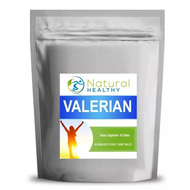 Valerian Root Extract 60 Tablets A Natural Remedy for Sleeplessness and Anxiety