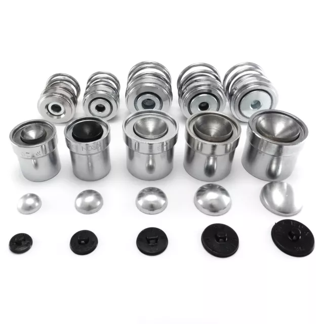 Botones de cúpula autocubierta molde, herramienta, troquel para máquina profesional de fabricación de botones