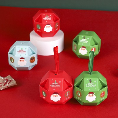 1-10x LIBRO DI NATALE FESTA Designs favor CANDY BISCOTTO Carrier scatole regalo U MD 