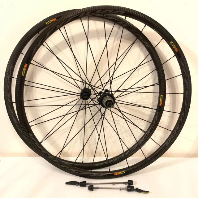 Mavic Ksyrium Pro Carbon SL 10/11 Speed Tubular Wheelset - WORLDWIDE SHIPPING ✅✅