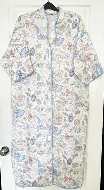 Cappotto casa vintage oversize floreale stile kimono botanico floreale UK 10-12
