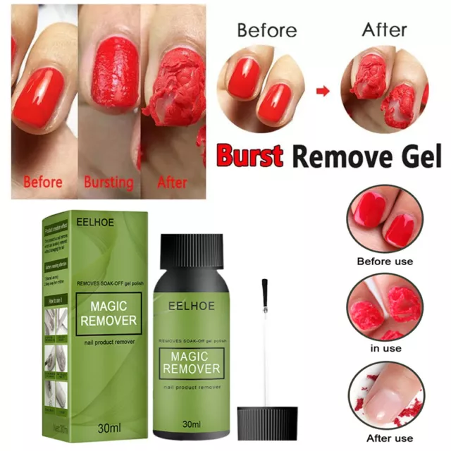 Éclat Ongle Gel Magique Solvant Vernis Tremper Coat Nettoyant Base Dégraissant