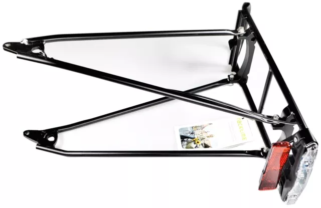 Racktime Fold-it Fix Shine Fahrrad Gepäckträger 26 28 Zoll inklusive Rücklicht