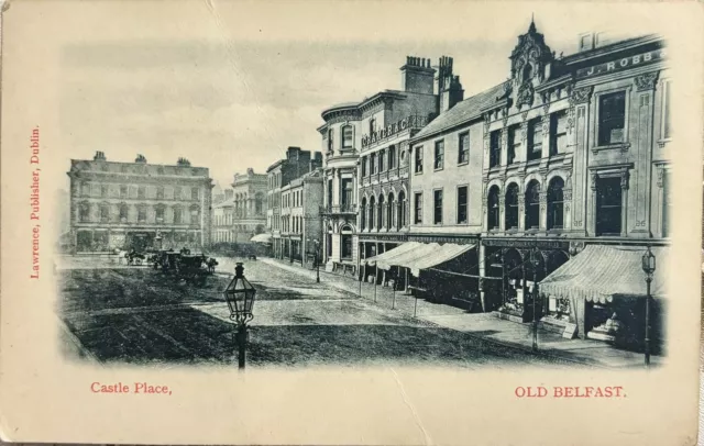 Old Postcard, Castle Place, Old Belfast, Co. Antrim, Lawrence Dublin, UnPosted