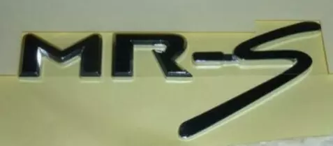 Toyota 99-07 MR2 Spyder MRS Rear Emblem Badge Chrome MR-S ZZW30  JDM Genuine