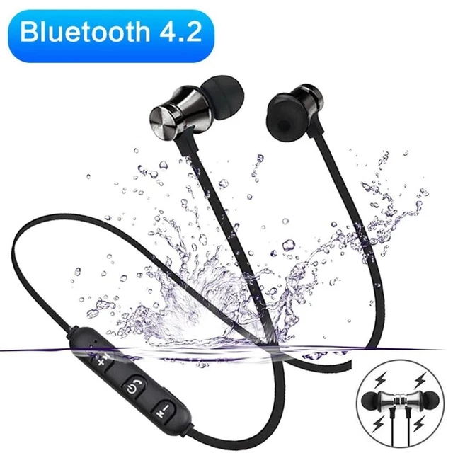 Neckband headphones magnetic deals