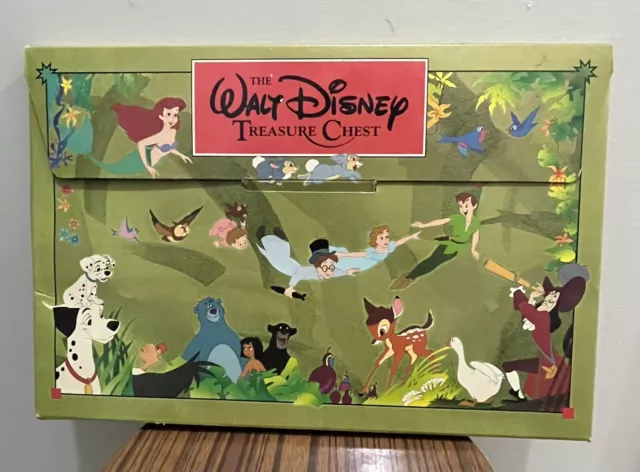 VINTAGE THE WALT Disney Treasure Chest 1991 Set of 4 Oversized Story ...