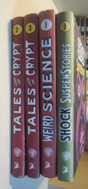 Lot 4 Albums Tales From The Crypt, Weird Sciences, Shock SuspenStories