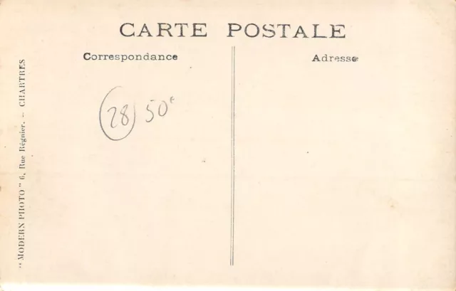 Cpa 28 Carte Photo / Courville Catastrophe Du Chemin De Fer / Les Obseques N°1 2