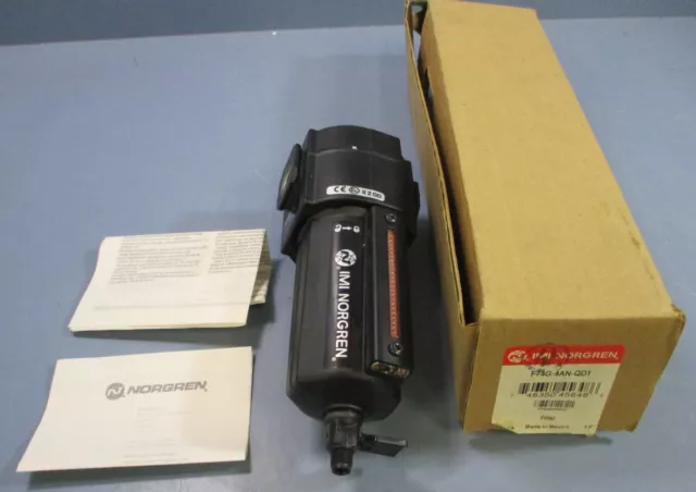 IMI Norgren F74G-4AN-QD1 General Purpose Filter 250PSIG Max 18mm Inlet Dia.