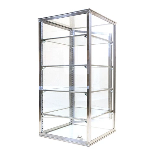 CARIB 6H, 10X18INCH Upright Display Case with Hinged
