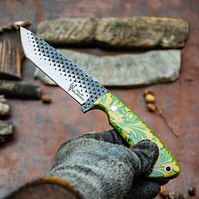 9.3" Wild Blades Custom Handmade Hunting Tanto Knife|Tactical|Fixed Blade|Combat