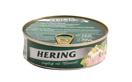9,20EUR/kg) 12x Fisch Hering Stücke eingelegt Pflanzenöl 12x 240g