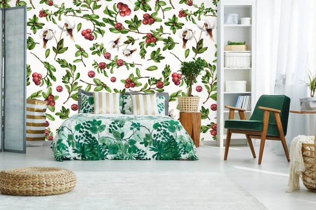 3D Flower Leaves 5362 Uta Naumann Tapestry Hanging Cloth Hang