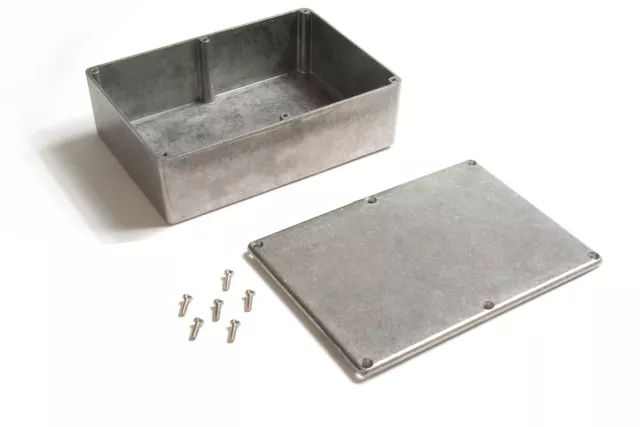 Deltron Die Cast Aluminium Enclosures - IP54 Rated. Flanged Boxes - All Sizes 3