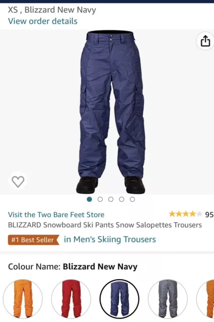 Zwei nackte Skitosen - Größe XS - Marineblau - Neu mit Etikett