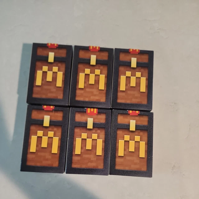 Set Completo 6 Giocattoli McDonald’s A Minecraft Movie 2025 – Nuovi Con Codice