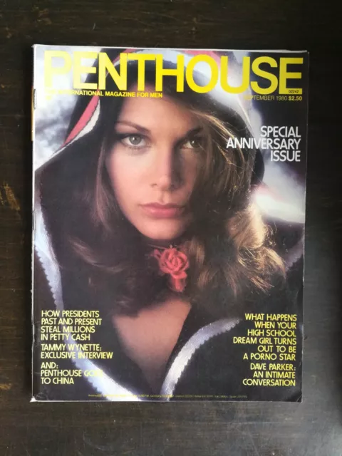 PENTHOUSE MAGAZINE SEPTEMBER 1980 Pet of The Month Delia Cosner