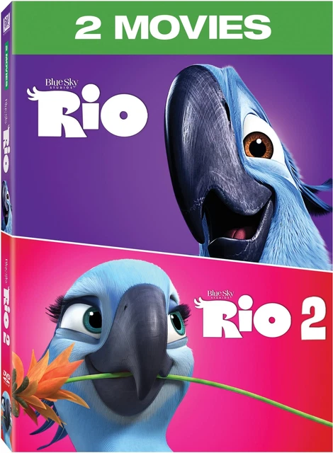RIO 2-MOVIE COLLECTION (DVD) Jesse Eisenberg Anne Hathaway EUR 19,81 ...