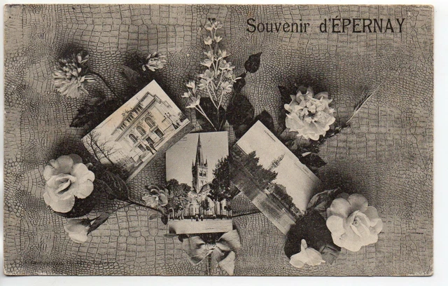 EPERNAY - Marne - CPA 51 - Souvenir Card - Multi View Cards No. 4