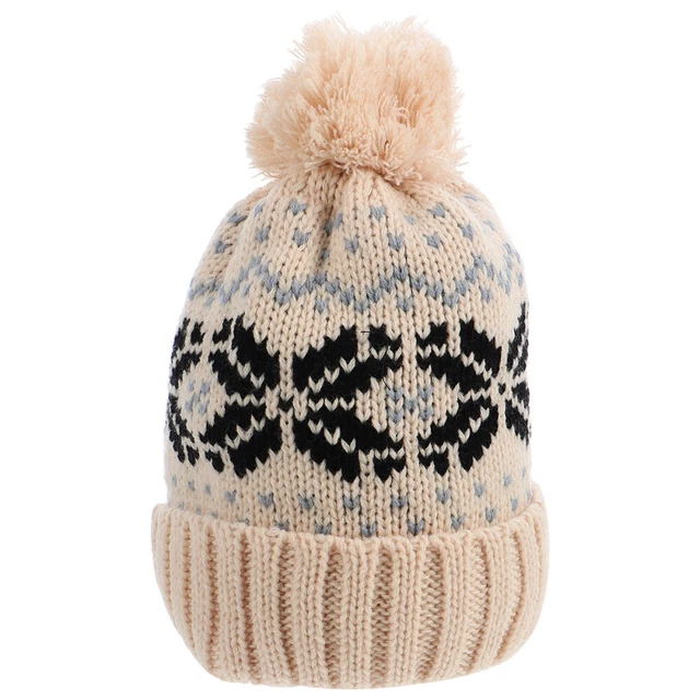 Cappello a maglia pullover bambini berretto di lana ragazze regali di Natale stare al caldo