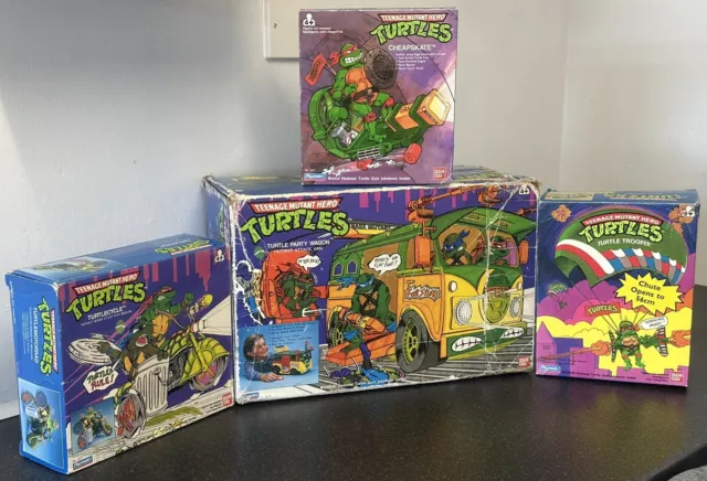 tmnt teenage mutant hero turtles Vintage Playmates Action Figure Original Used