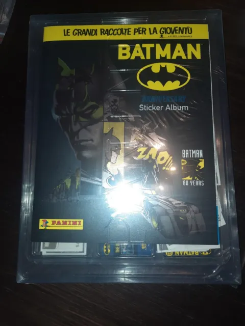 Album Batman 80 Years Anniversary Set Completo Album+Figurine Panini 2019