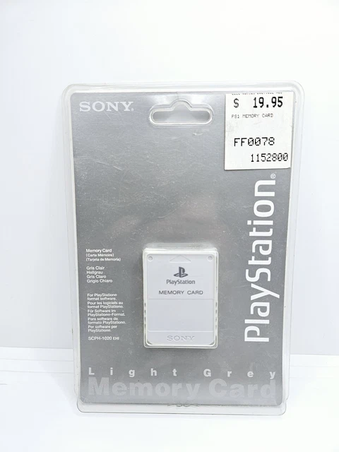 CARTE MÉMOIRE PS1 Playstation Testé. 1 Méga. ENVOI SUIVI. EUR 4,50 - FR