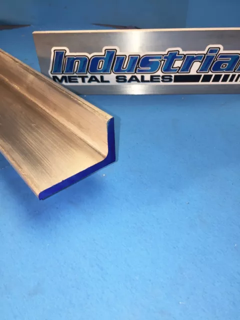 1-1/2" x 2-1/2" x 36"-Long x 1/4" Thick 6061Aluminum Angle >1.5" x 2.5" x .250"