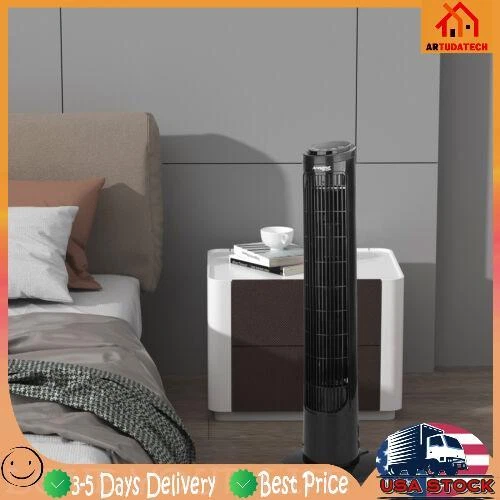 Tower Fan 32'120° Oscillating Air Cooler With Remote Quiet Cooling D