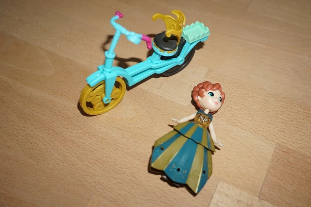 little Kingdom Disney Hasbro Frozen Anna mit Fahrrad