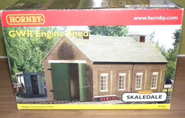 Hornby Skaledale R9667  Gwr Engine Shed Nr Mint Boxed Oo Gauge