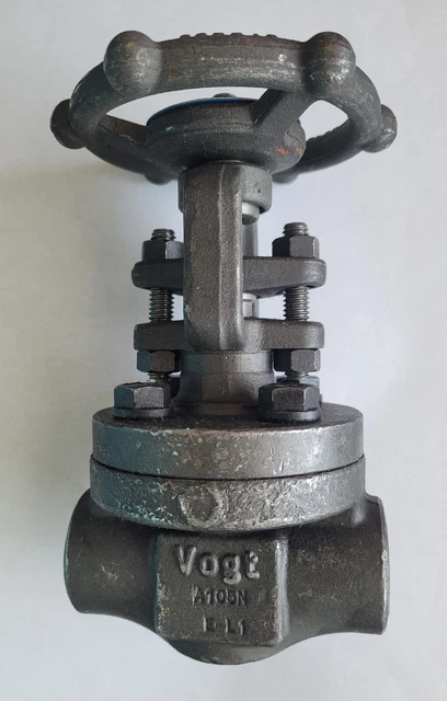 Vogt Gate Valve SW12111 Forged Steel Class 800 3/4" Nps Gate 1975 psi