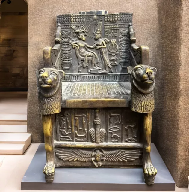 Authentic King Tut Throne - Ancient Egyptian Antiquity BCE - Exquisite Artifact