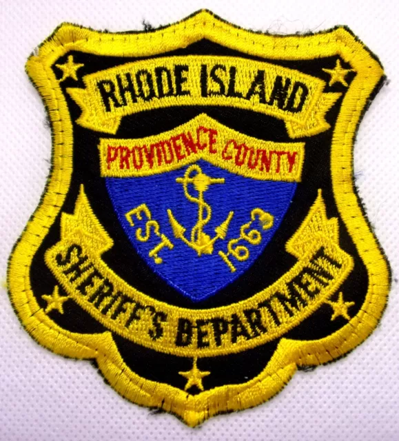 Providence County Rhode Island Sheriff Uniform Patch - 3 1/2" X 3 1/4"