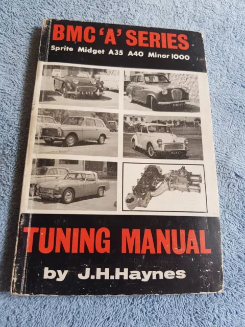 BMC A Series Tuning Manual Haynes VGC Mini MG Midget Austin A35 A40 Morris Minor