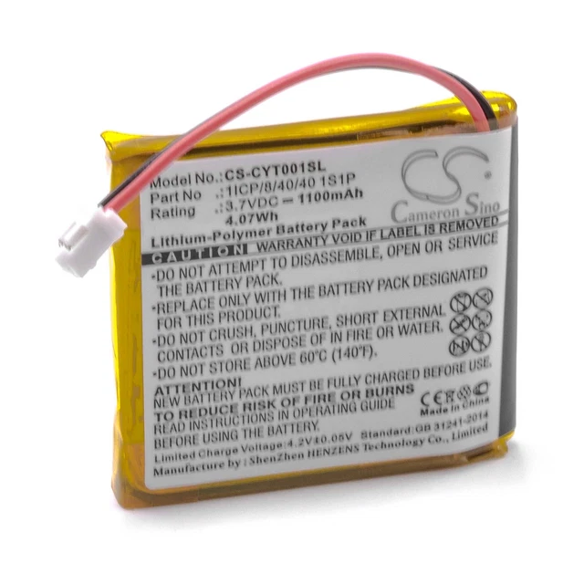5x Batteries remplace Kenwood PB-32, PB-32H, PB-33, PB-34 pour radio