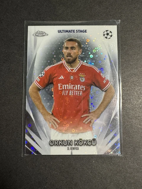 2023-24 TOPPS UEFA Club Competitions Orkun Kokcu Ultimate Stage #USC-8 ...