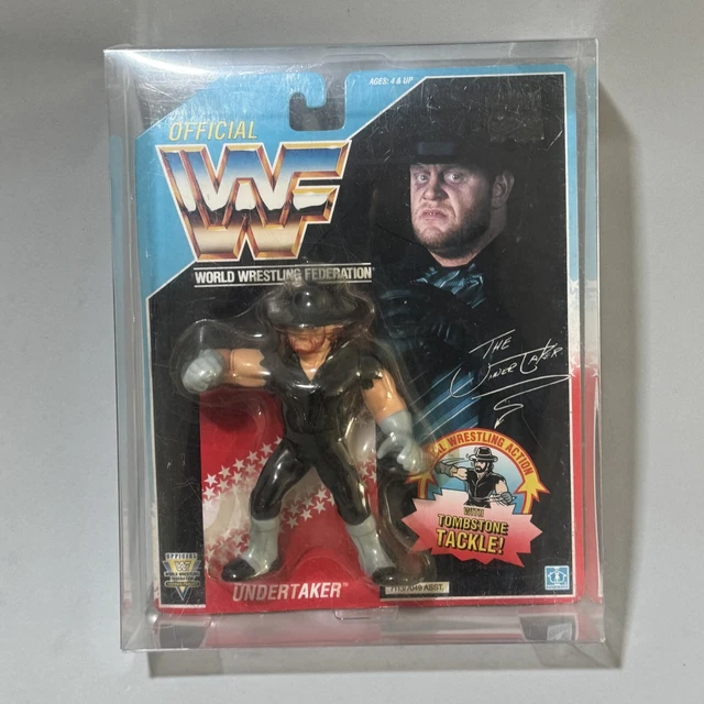 Figurine HASBRO WWF 1992 – Undertaker, Blister Français, Collection