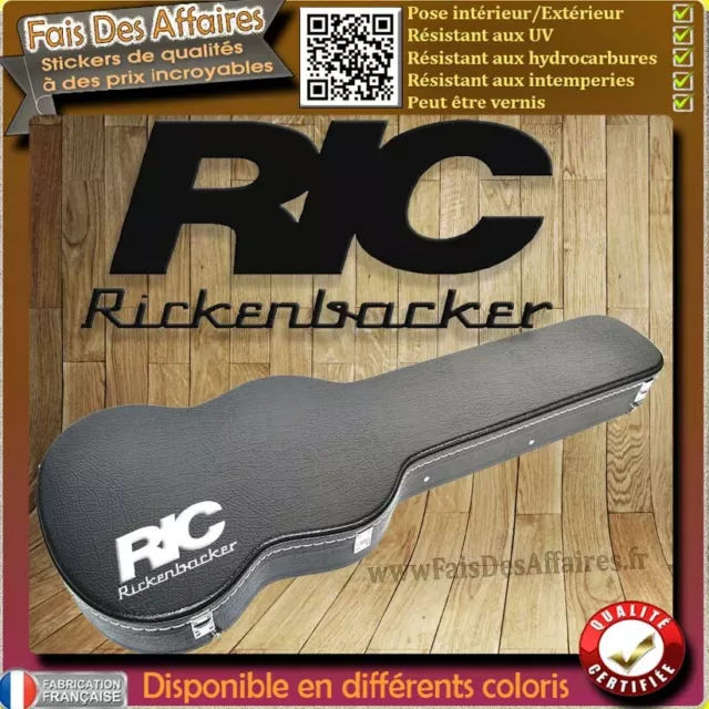 sticker autocollant RIC Rickenbacker Guitare étuis décoration decal Case guitare