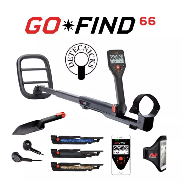 Minelab Go-Find 66 Metal Detector - DETECNICKS LTD