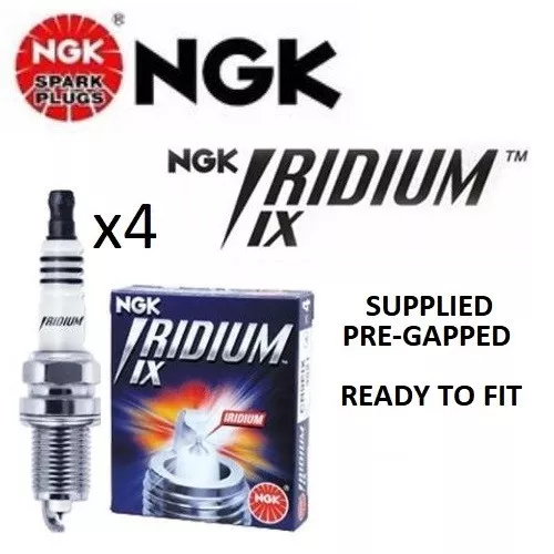 NGK Iridium Allumage Bougies X 4 - BKR8EIX / Stock Code 2668