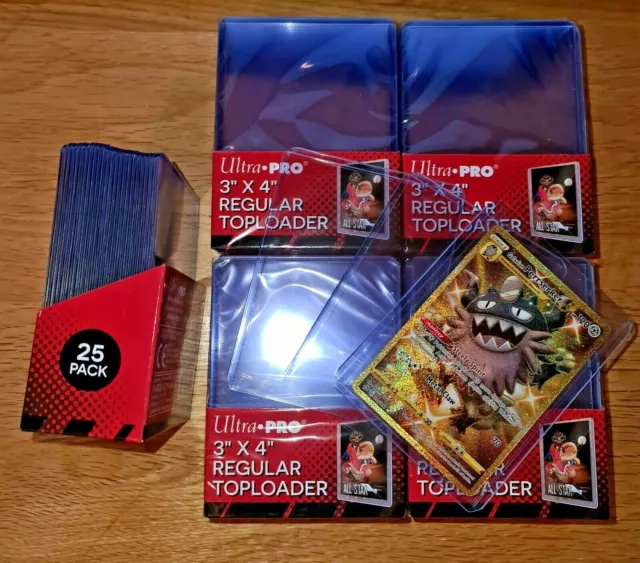 Ultra Pro TOP LOADER - 3x4 normale 35pt Größe - NBA NFL TCG CCG Pokemon Yugioh!