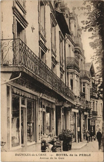 CPA BAGNOLES-de-l'ORNE Hoztel de la PERLE Avenue de la Gare (151006)