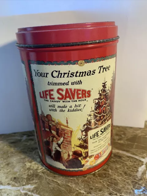 Vintage 1988 Limited Edition Life Savers Holiday Keepsakes Tin - Great Condition