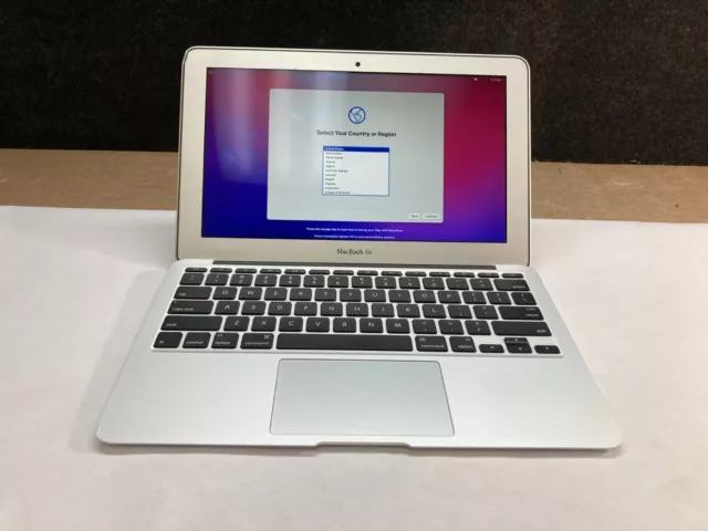 Apple MacBook Air  A1465 i5" 11" 1.6GHZ 4GB 121GB MONTEREY -B MJVM2LL/A 2015