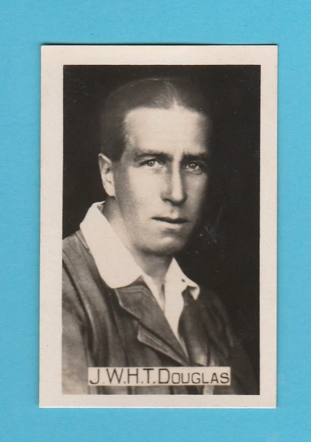 Cricket - Chums -  Scarce Cricket Card  -  J. W. H. T. Douglas Of Essex  -  1922