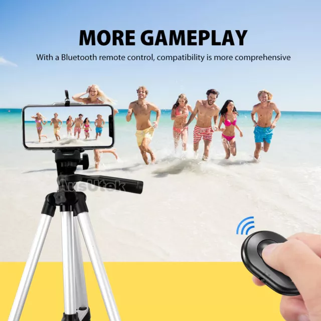 Adjustable Camera Tripod Mount Stand Holder for iPhone 14 15 Samsung S24 S23 2