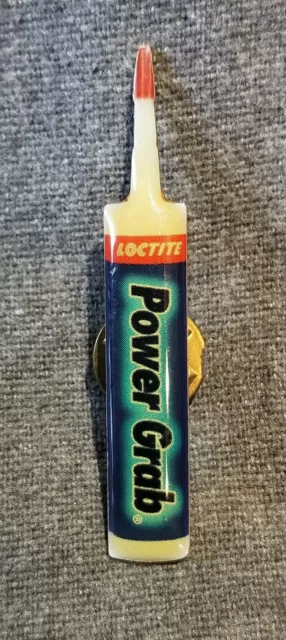 LMH Pin Pinback LOCTITE Power Grab Construction Adhesive HOME DEPOT Lowes 2"